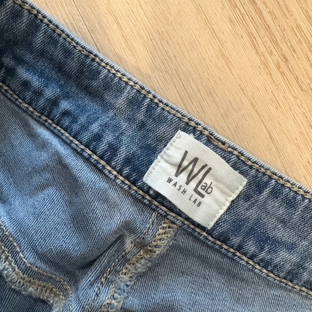 Women's Wash Lab Pieced Denim Skirt - Picture 3 of 4